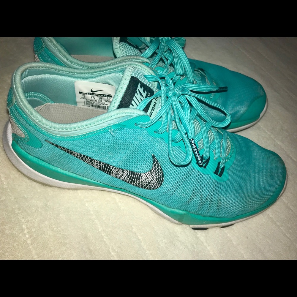 Teal/Blue Nike Training Flex Supreme TR4